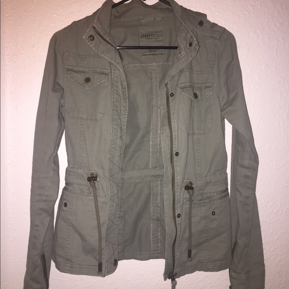 Aéropostale Green Army Jacket. Size XS.